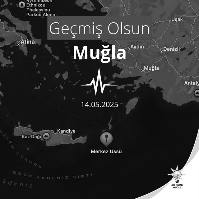 Muğla Datça'da Deprem: Vatandaşlara Geçmiş Olsun Mesajı