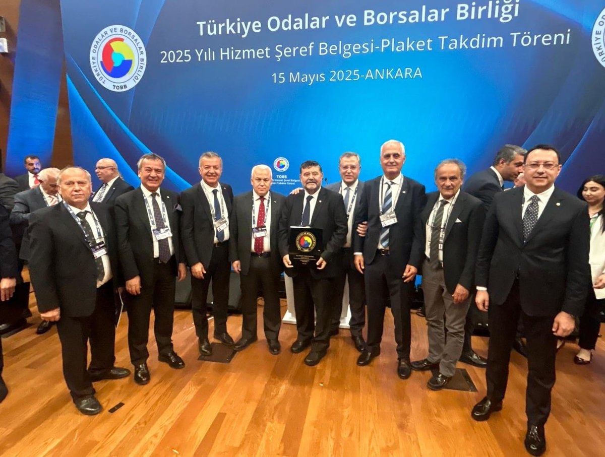 Fethiye Ticaret ve Sanayi Odası, Cumhurbaşkanı Erdoğan'ın Katıldığı Törenle Ödüllendirildi