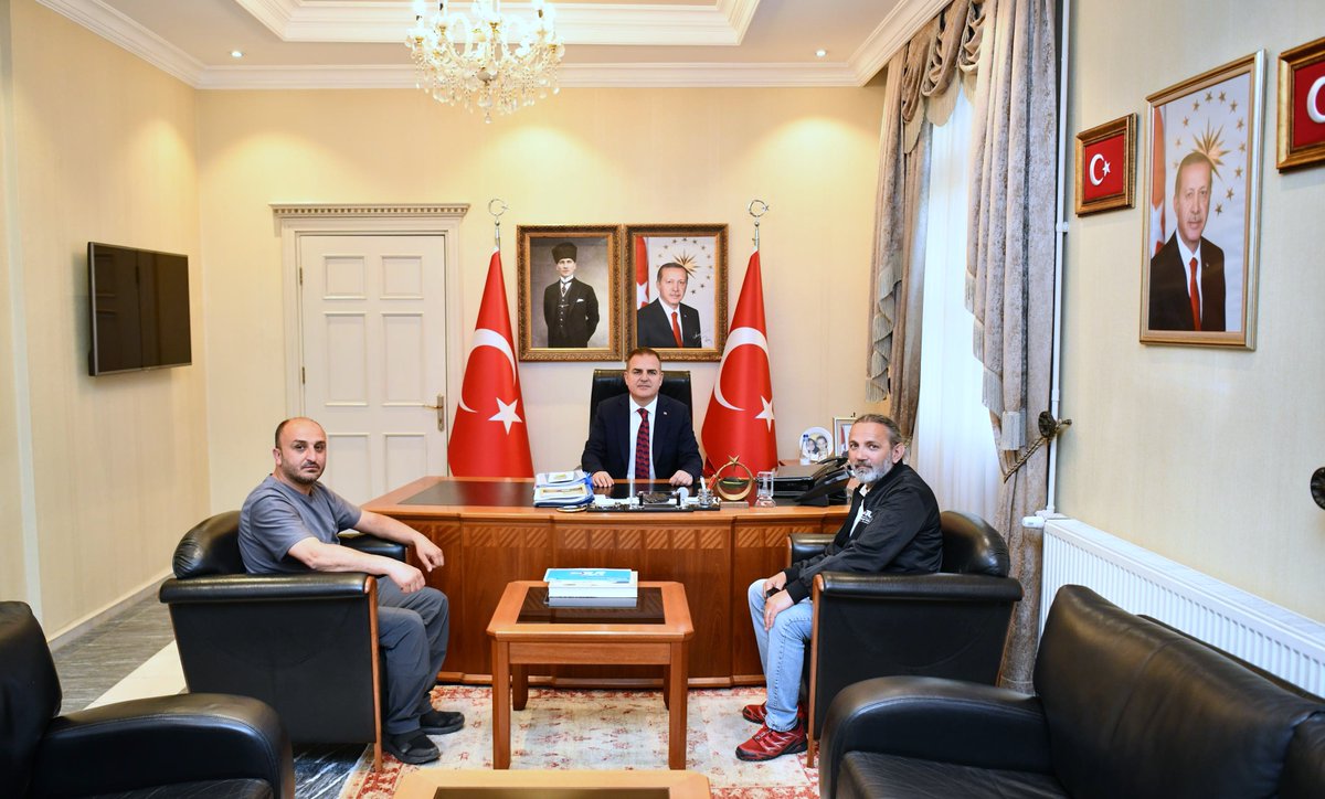 AA Muhabirleri Muğla Valisi Dr. İdris Akbıyık'ı Ziyaret Etti