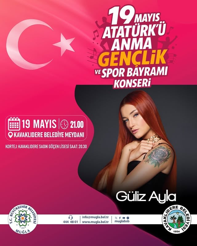 Muğla, 19 Mayıs Coşkusunu Müzikle Kutladı