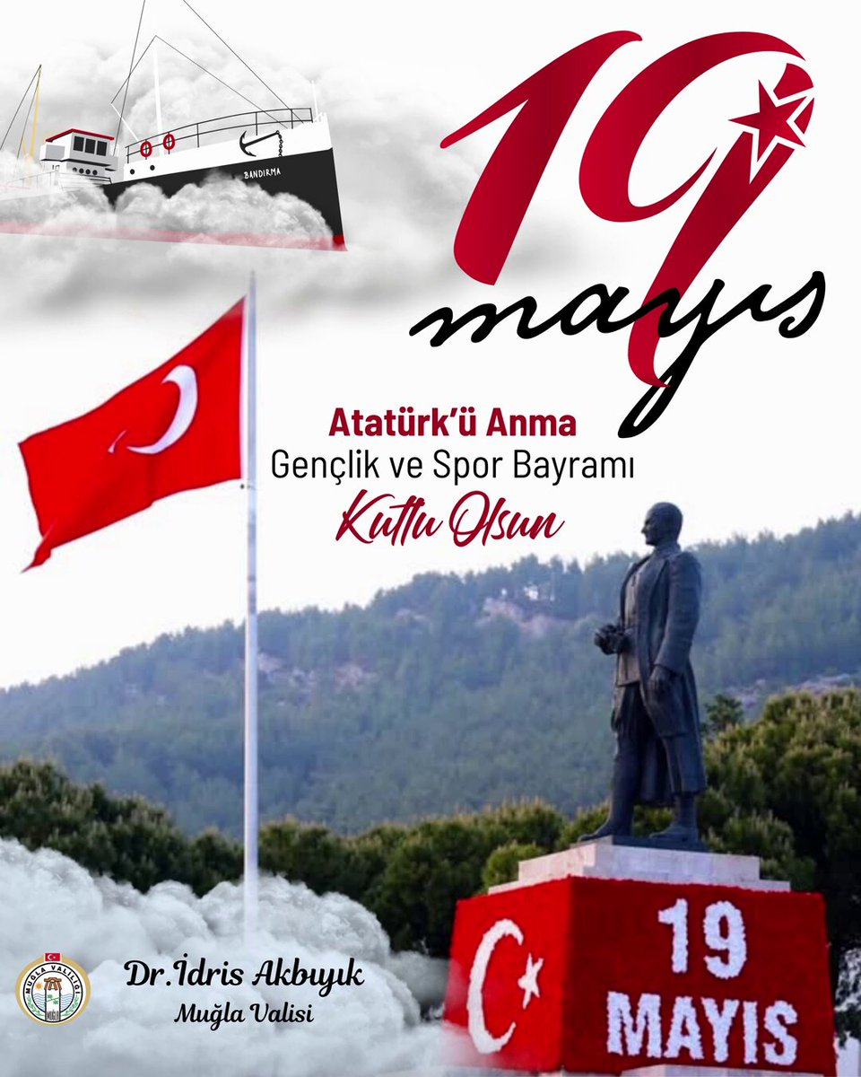 Muğla Valisi Akbıyık'tan 19 Mayıs Mesajı: 