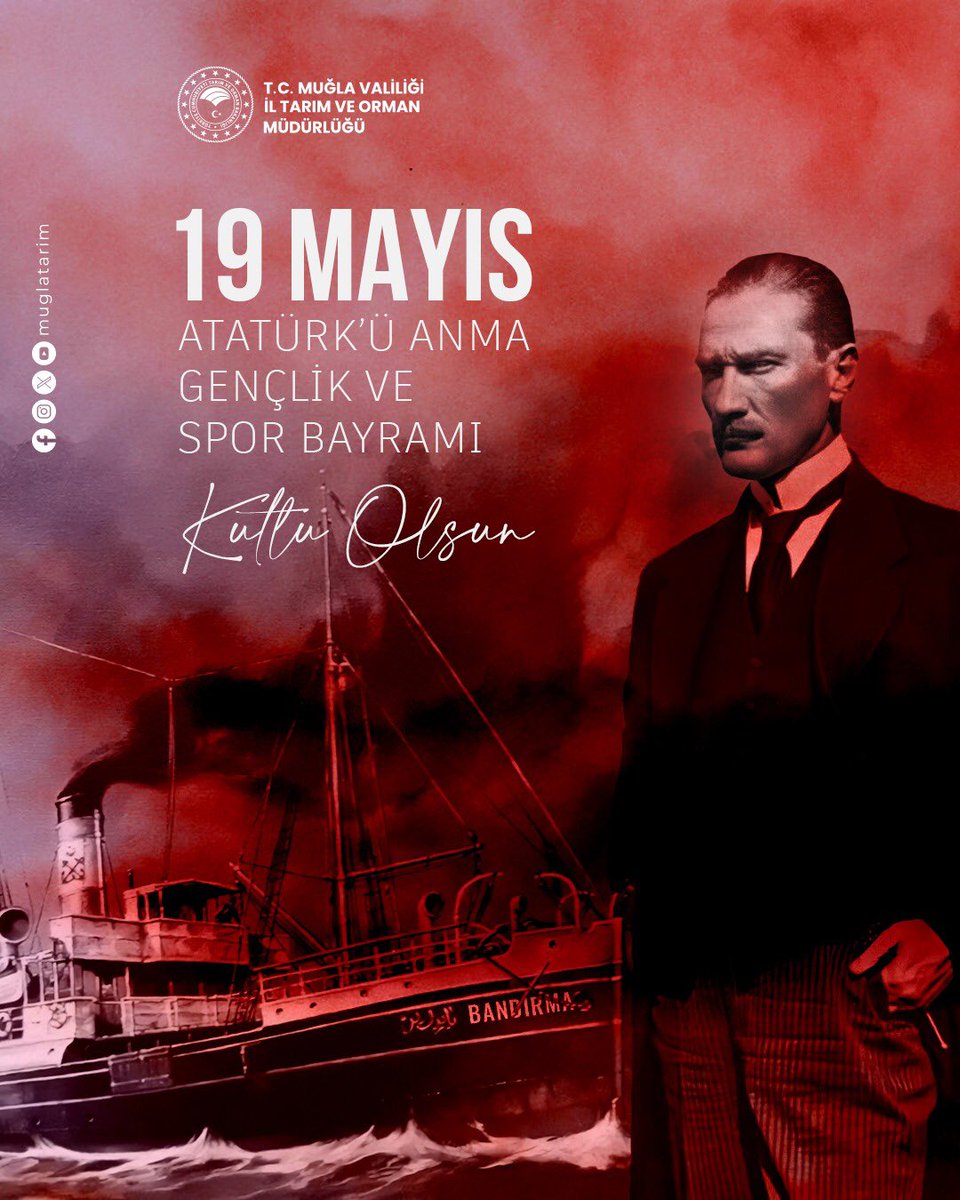 19 Mayıs Atatürk'ü Anma, Gençlik ve Spor Bayramı Muğla'da Coşkuyla Kutlandı