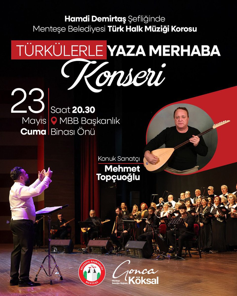 Menteşe'de Türkülerle Yaza Merhaba Konseri