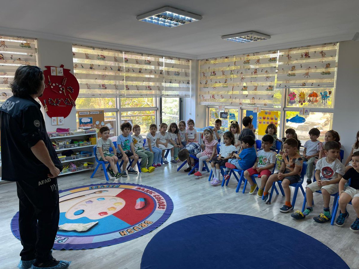 Fethiye'de Çocuklara Temel Afet Bilinci Eğitimi Verildi