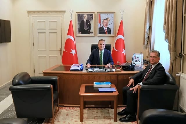 AK Parti Muğla İl Başkanı Laçin, Vali Akbıyık'ı Ziyaret Etti