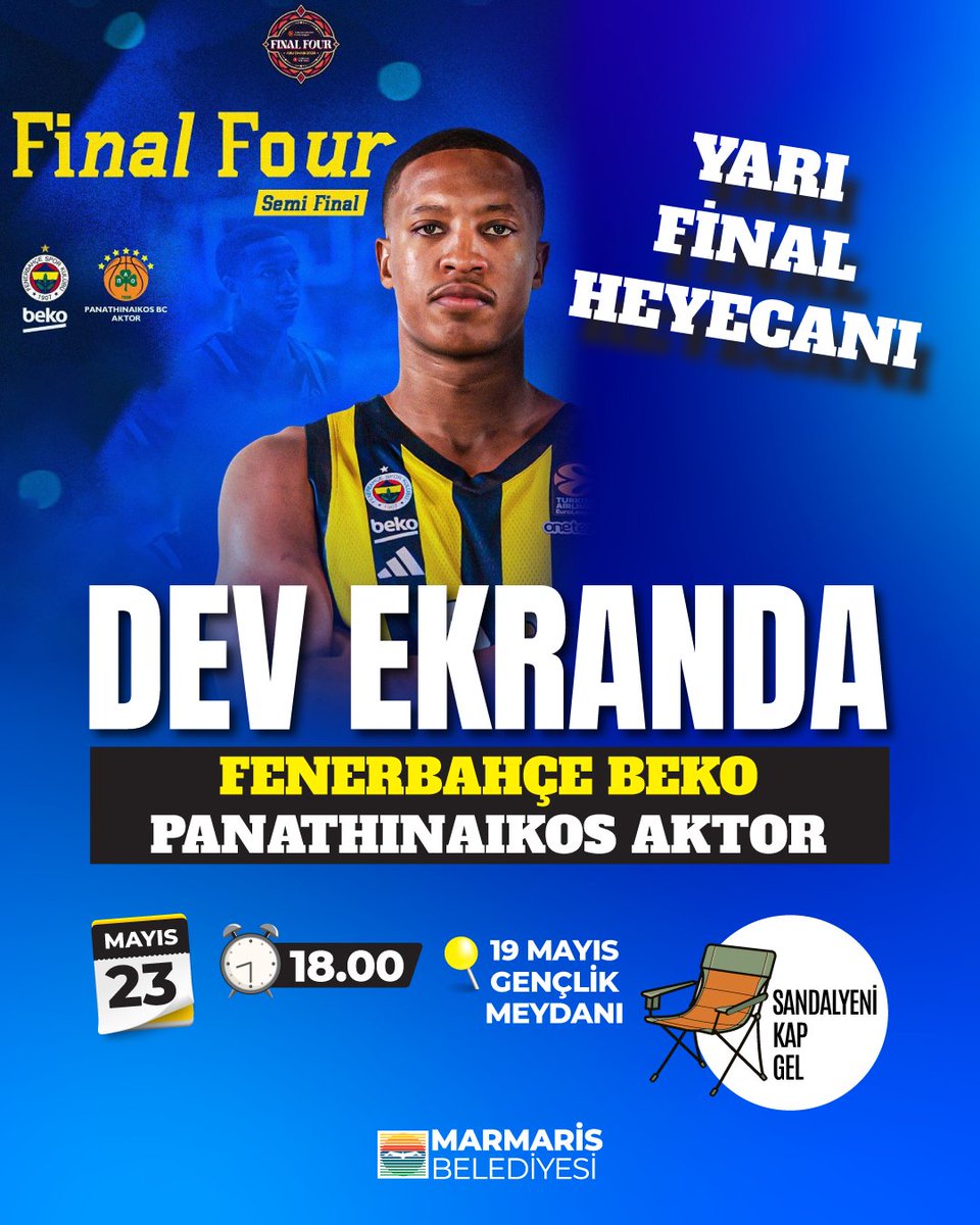 Marmaris'te EuroLeague Final Four Heyecanı Yaşanacak