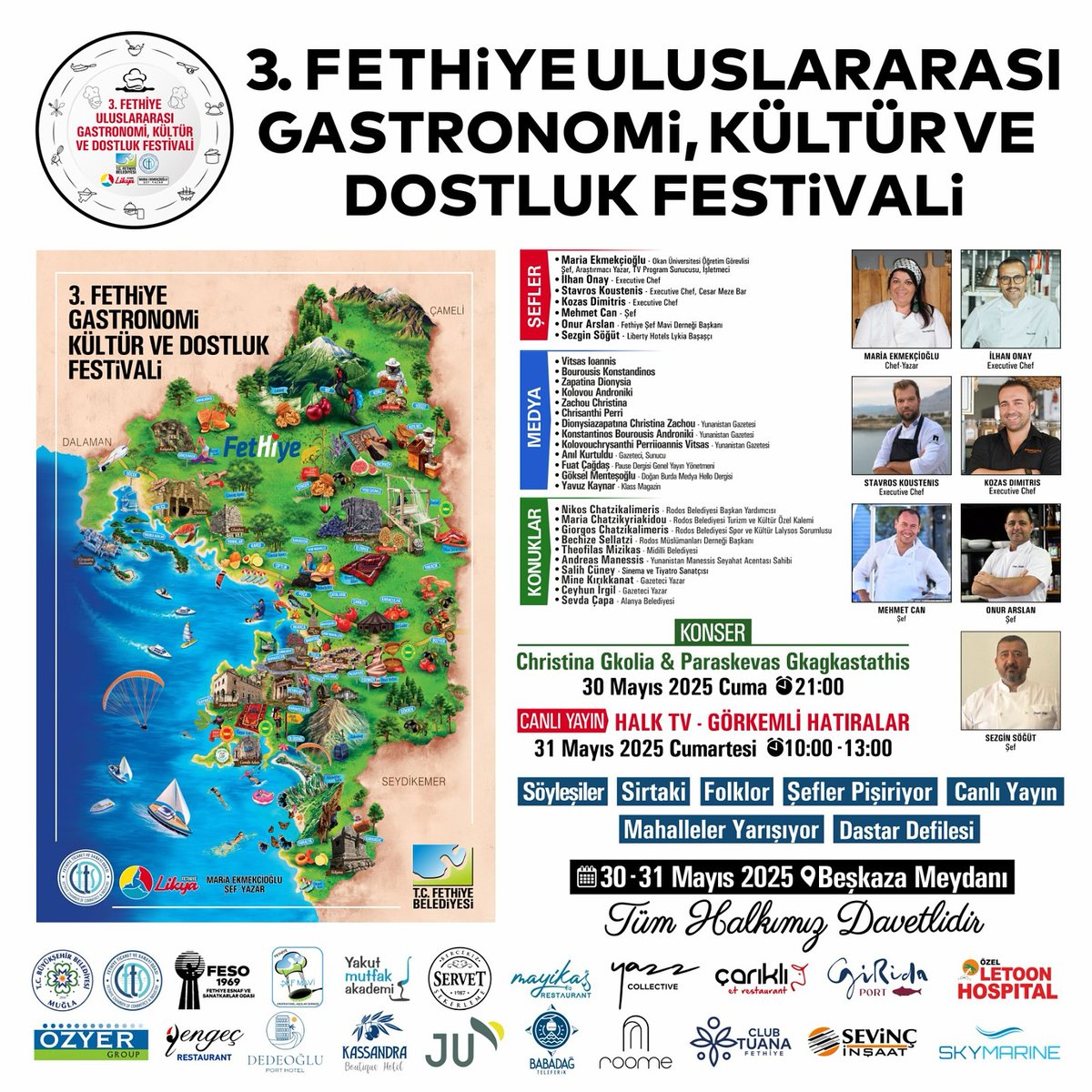 Fethiye Uluslararası Gastronomi Festivali Kardeşlik Sofrasında Buluşuyor