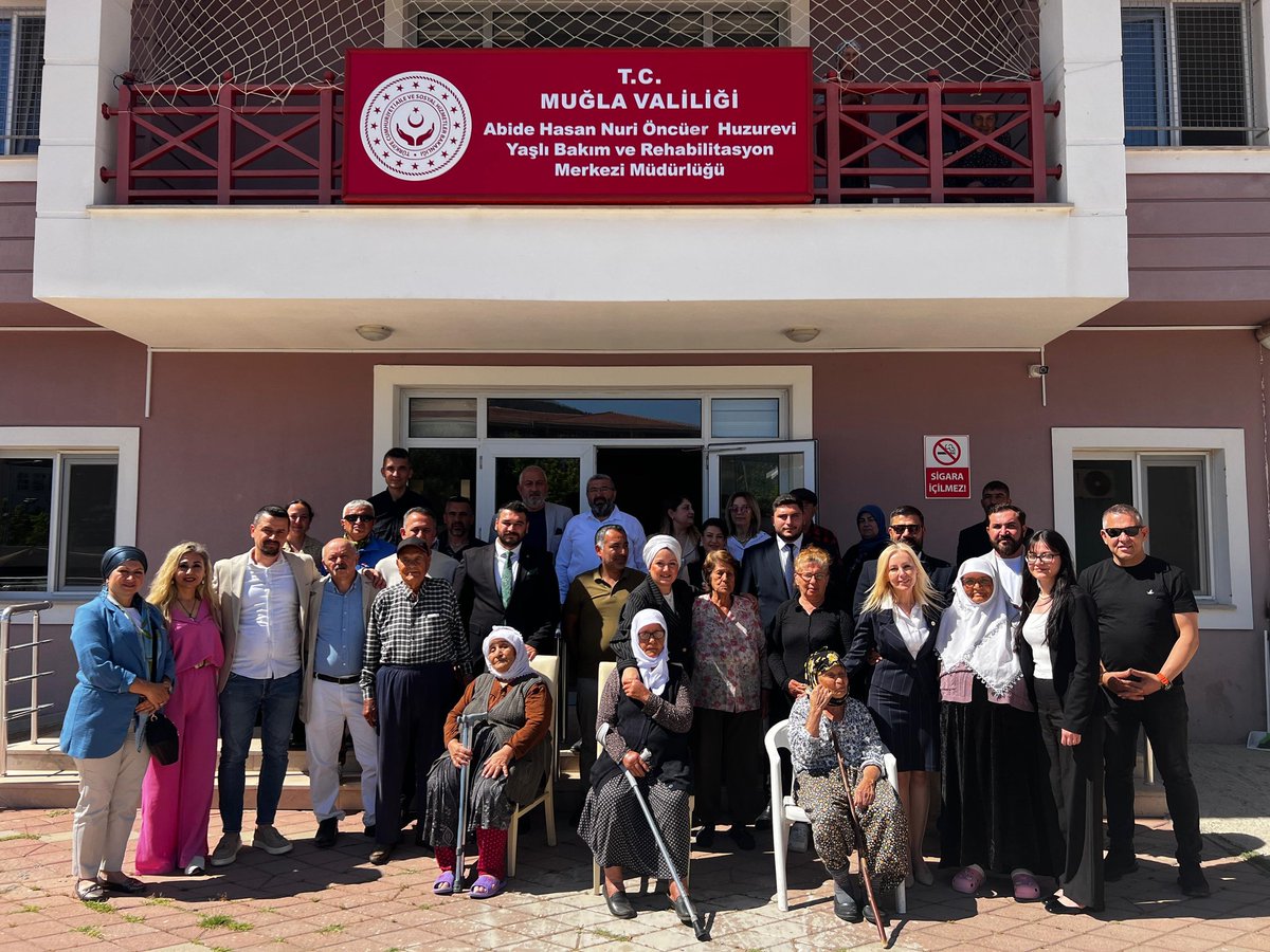 MHP Muğla İl Başkanlığı Huzurevi Ziyareti Gerçekleştirdi