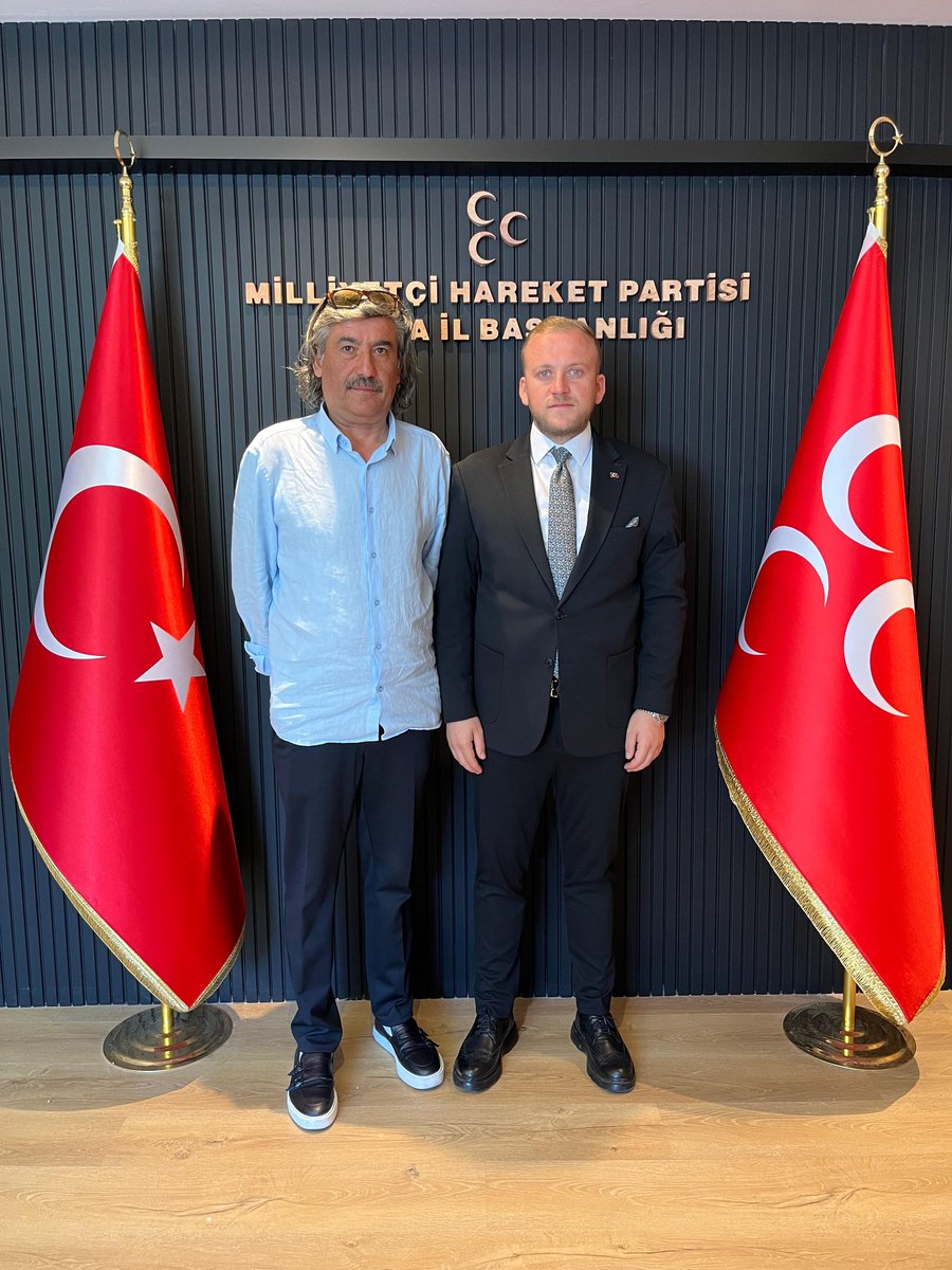 MHP Muğla İl Başkanı Demirel'i Marmaris Postası Gazetesi Sahibi Yasan Ziyaret Etti