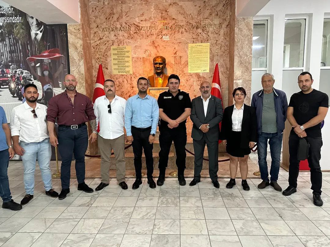 MHP Heyeti Marmaris İlçe Emniyet Müdürü'nü Ziyaret Etti
