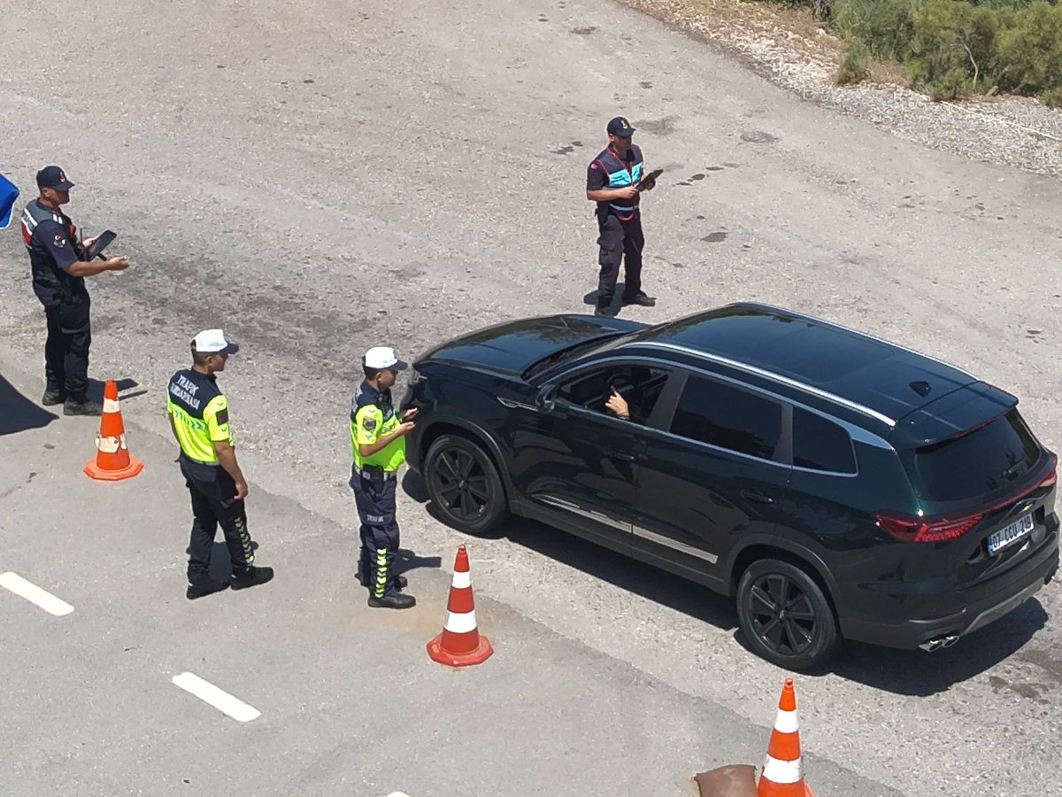 Muğla'da Bayram Öncesi Drone ile Trafik Denetimleri Sürdürülüyor