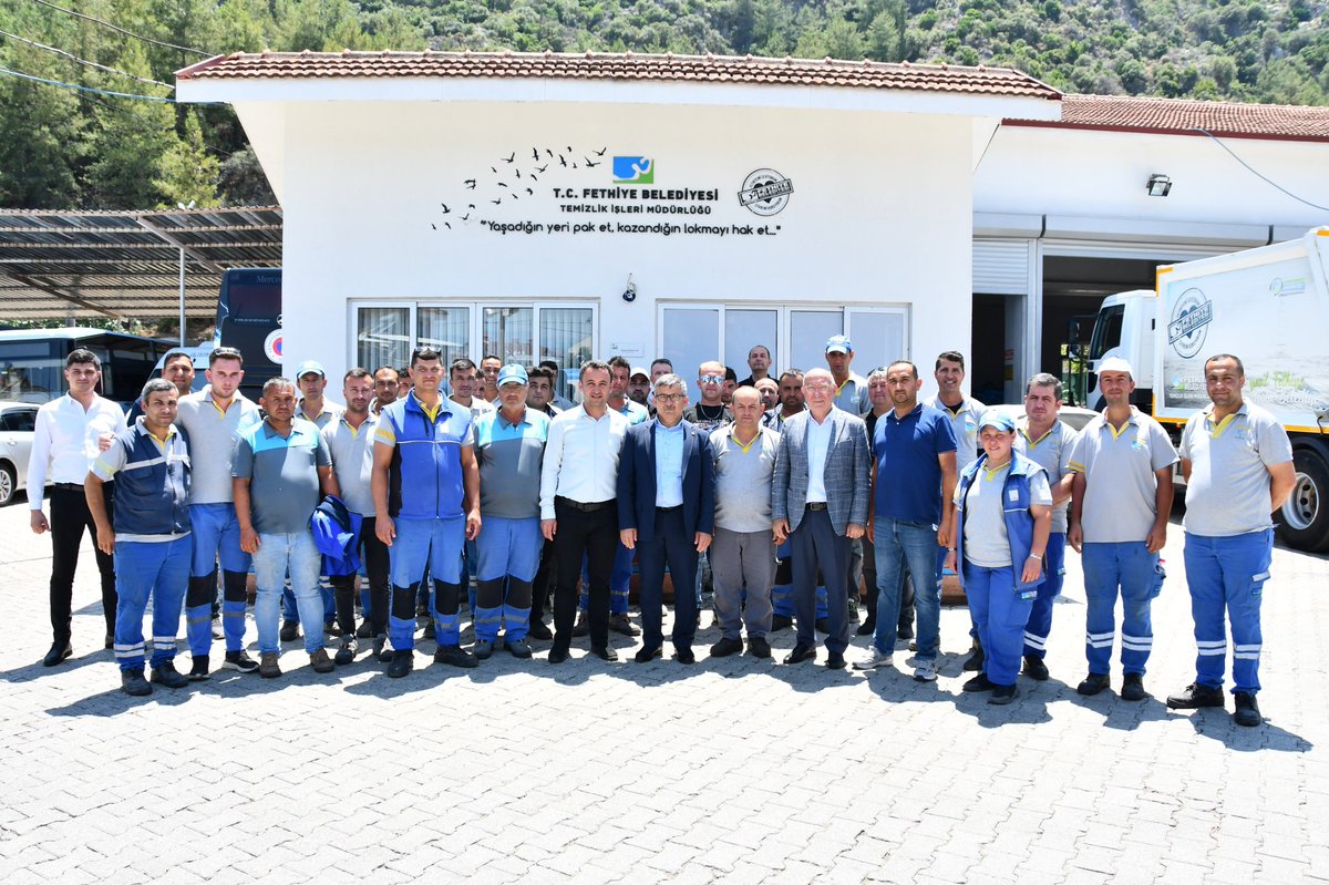 Fethiye Belediyesi Personeli Kurban Bayramı’nda Ziyaret Edildi