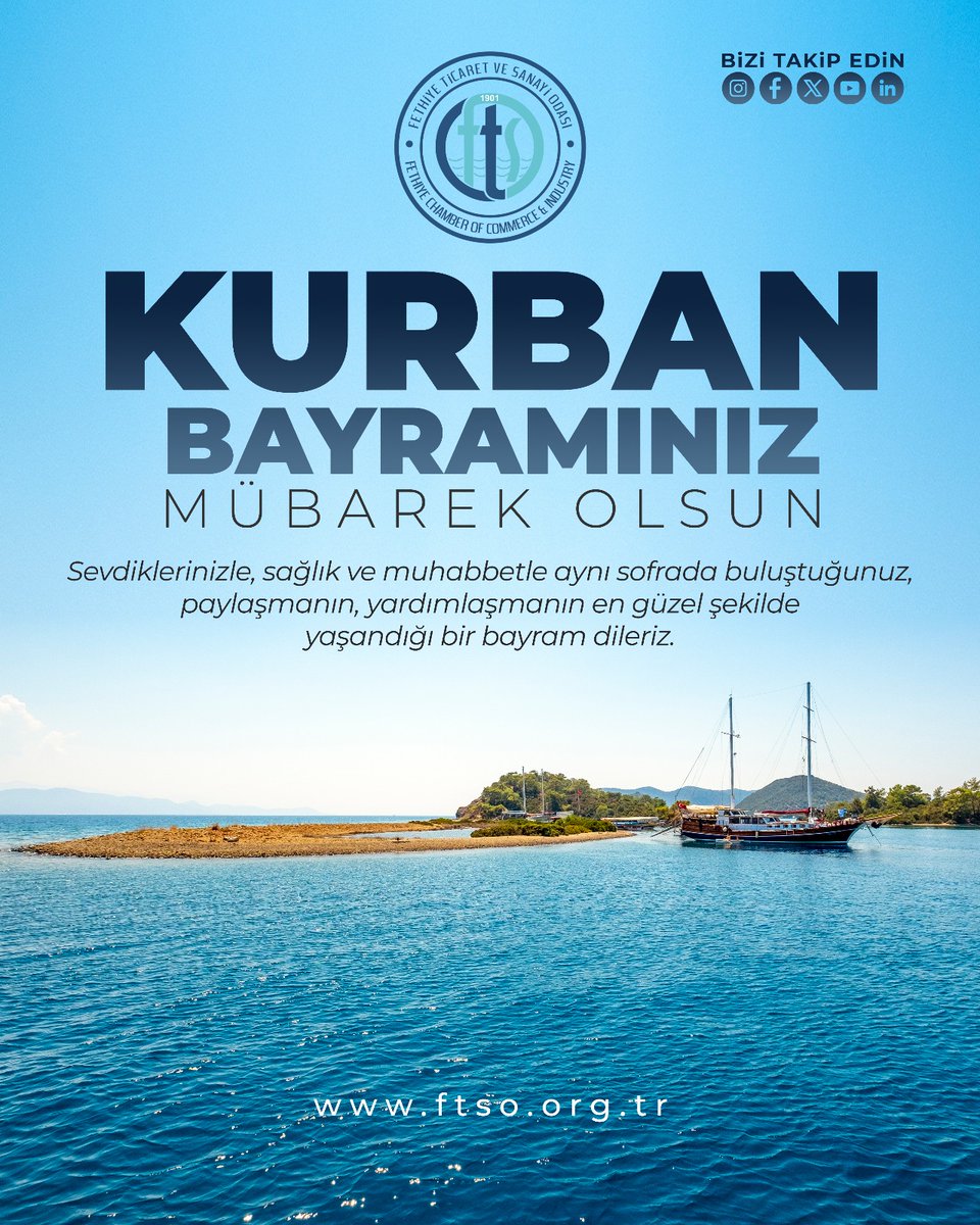 Fethiye Ticaret ve Sanayi Odası'ndan Bayram Mesajı