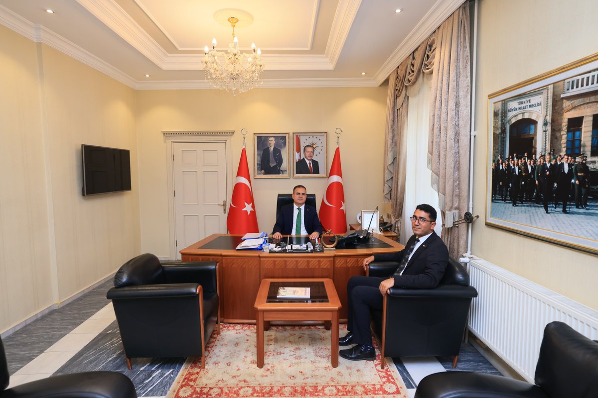 Filistinli Öğrenci Temsilcisi Muğla Valisi Akbıyık'ı Ziyaret Etti