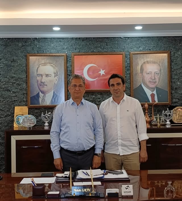 AK Parti Muğla İl Başkanı Laçin, Ortaca Belediye Meclis Üyesi Erpek'i Ağırladı