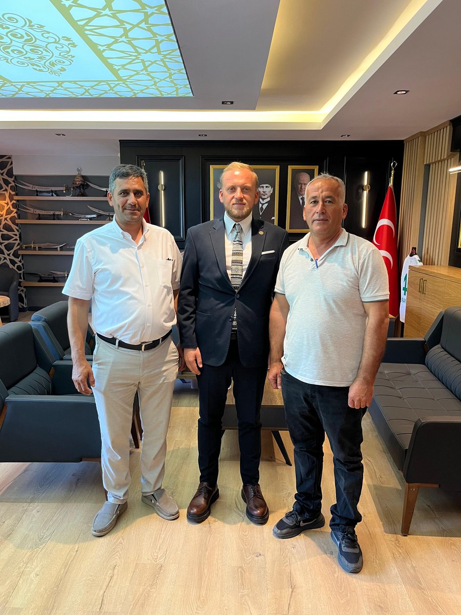 MHP Muğla İl Başkanı Demirel'e Muhtar Ziyareti