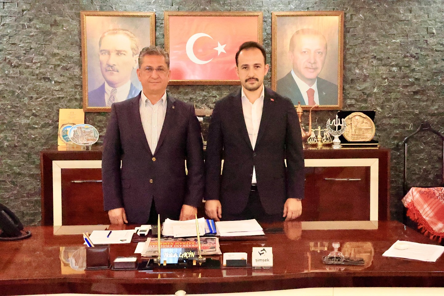 AK Parti Muğla İl Başkanı Laçin, Vakıflar Bölge Müdürü Vural'ı Ağırladı