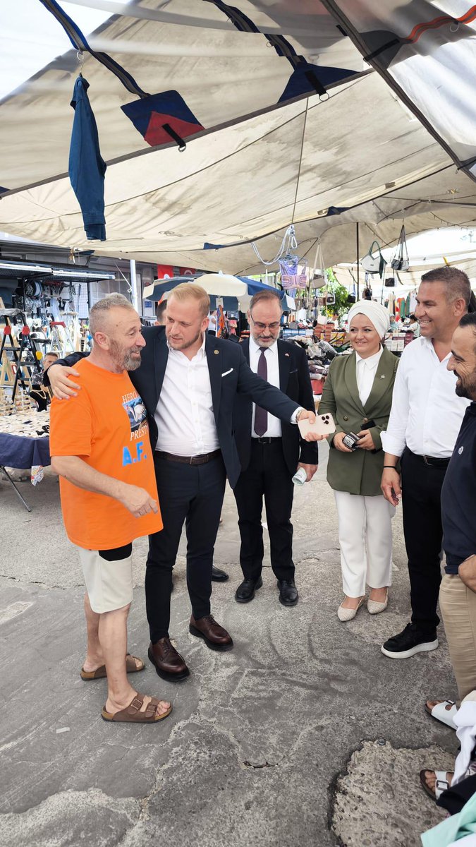 MHP Muğla İl Başkanlığı Perşembe Pazarı Esnaf Ziyareti Gerçekleştirdi