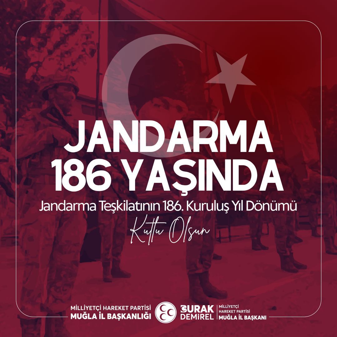Muğla'da Jandarma Teşkilatı 186. Yıl Dönümünü Kutladı