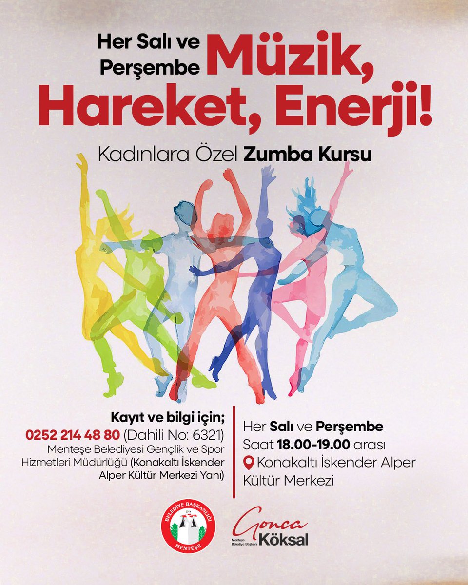 Menteşe Belediyesi'nden Kadınlara Zumba Kursu