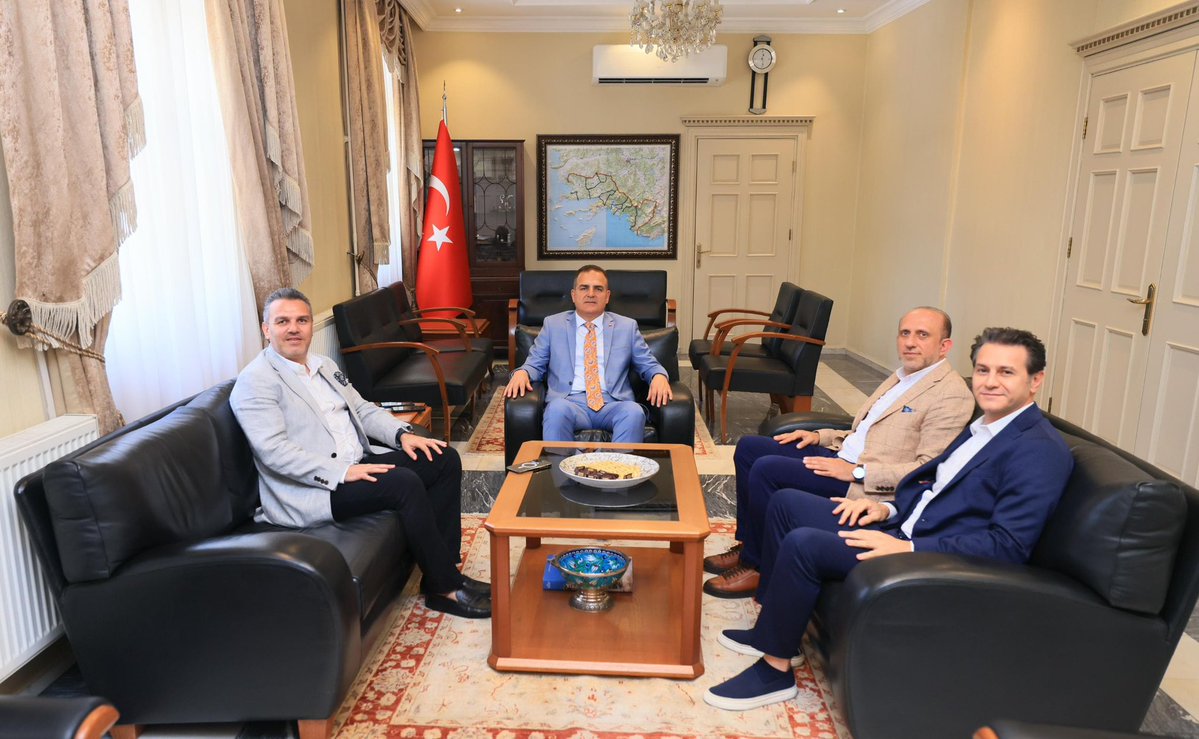 Muğla Valisi Akbıyık, Emlak Konut Yetkililerini Ağırladı