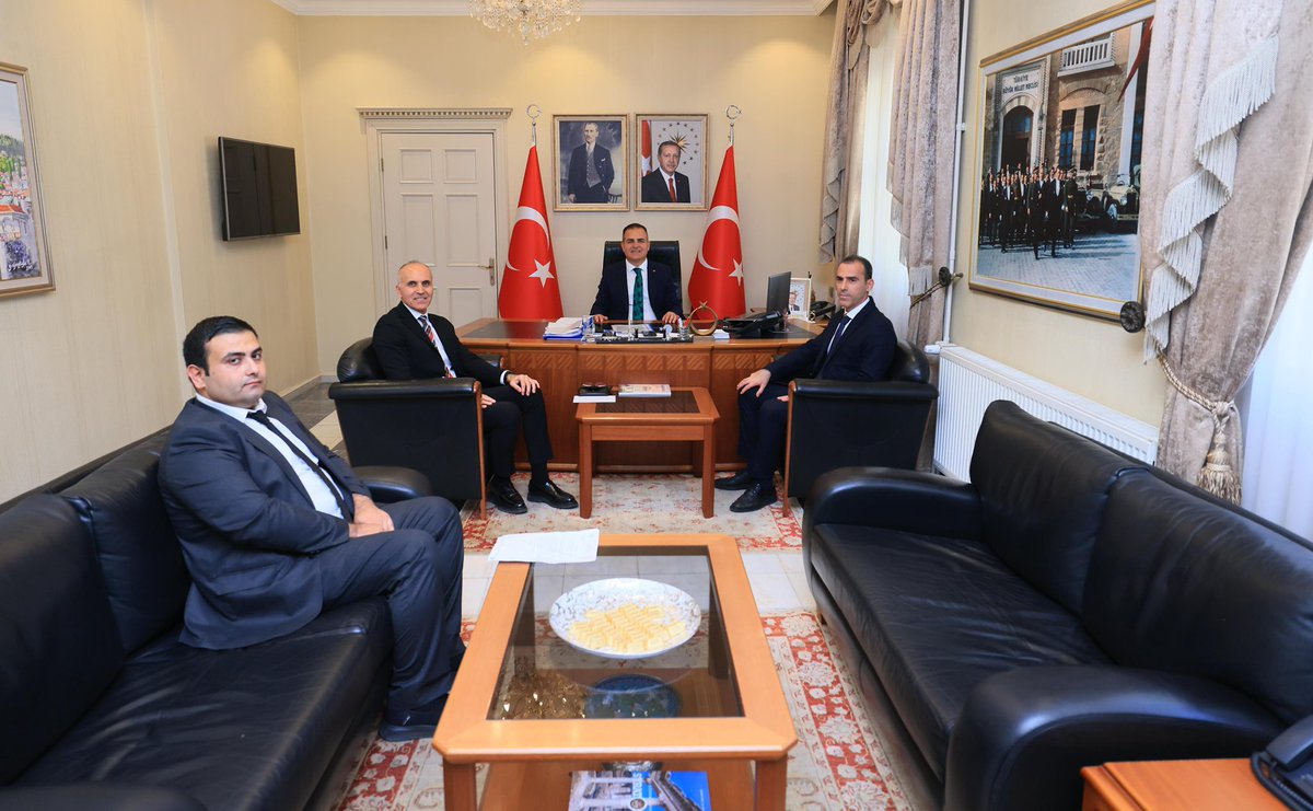 Muğla Valisi Akbıyık, DSİ Bölge Müdürü Çınar'ı Ağırladı
