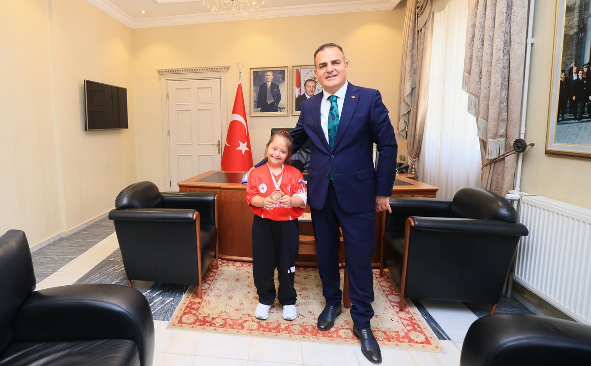 Muğla'dan Avrupa Cimnastik Şampiyonası'nda Derece: Serra Soysal Vali Akbıyık'ı Ziyaret Etti