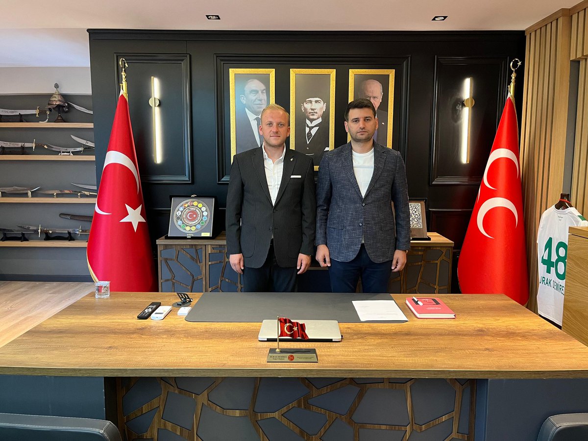 MHP MYK Üyesi Yaşar, Muğla İl Başkanı Demirel'i Ziyaret Etti