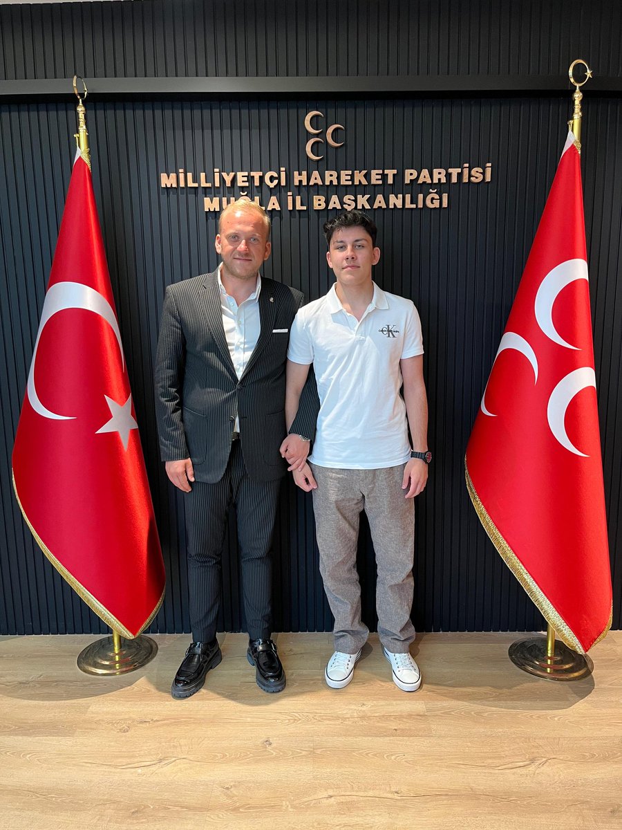 MHP Muğla İl Başkanı Demirel'i Ziyaret Eden Kemal Arda Mutlu