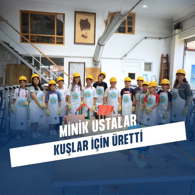 Muğla'da Minik Eller Kuş Yuvası Yaptı, Doğa Sevinci Yeşerdi