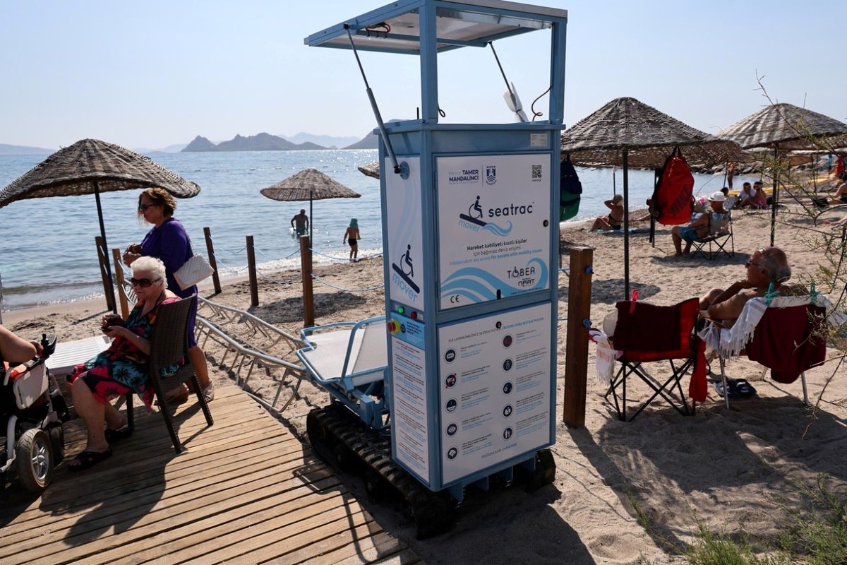 Bodrum'da Engelliler İçin Plaj Erişimi Kolaylaştı