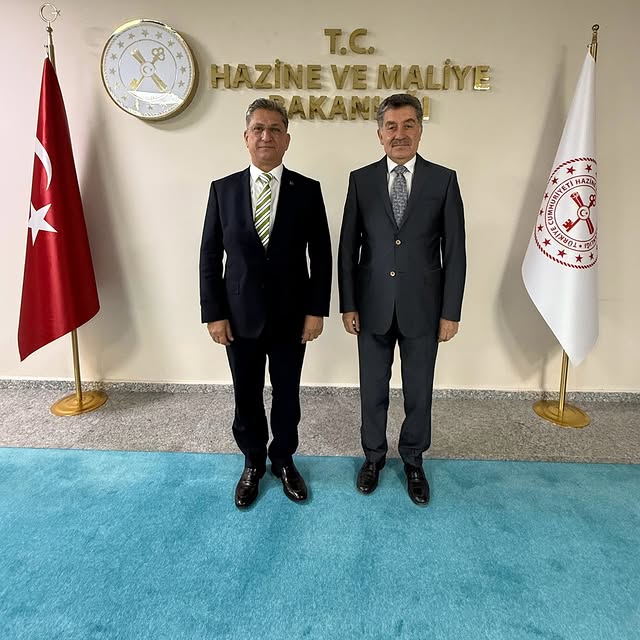 AK Parti Muğla İl Başkanı Laçin, Hazine ve Maliye Bakan Yardımcısı Cantimur'u Ziyaret Etti