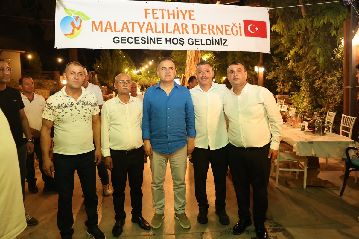 Muğla Valisi Akbıyık Fethiye Malatyalılar Derneği Gecesinde Vatandaşlarla Buluştu