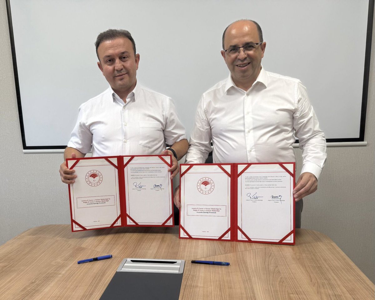 Muğla ve Antalya Tarım Müdürlükleri İş Birliği Protokolü İmzaladı