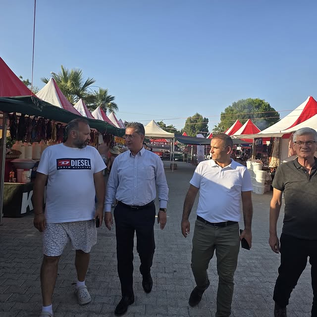 AK Parti İl Başkanı Laçin, Datça Gastronomi Festivali'ni Ziyaret Etti