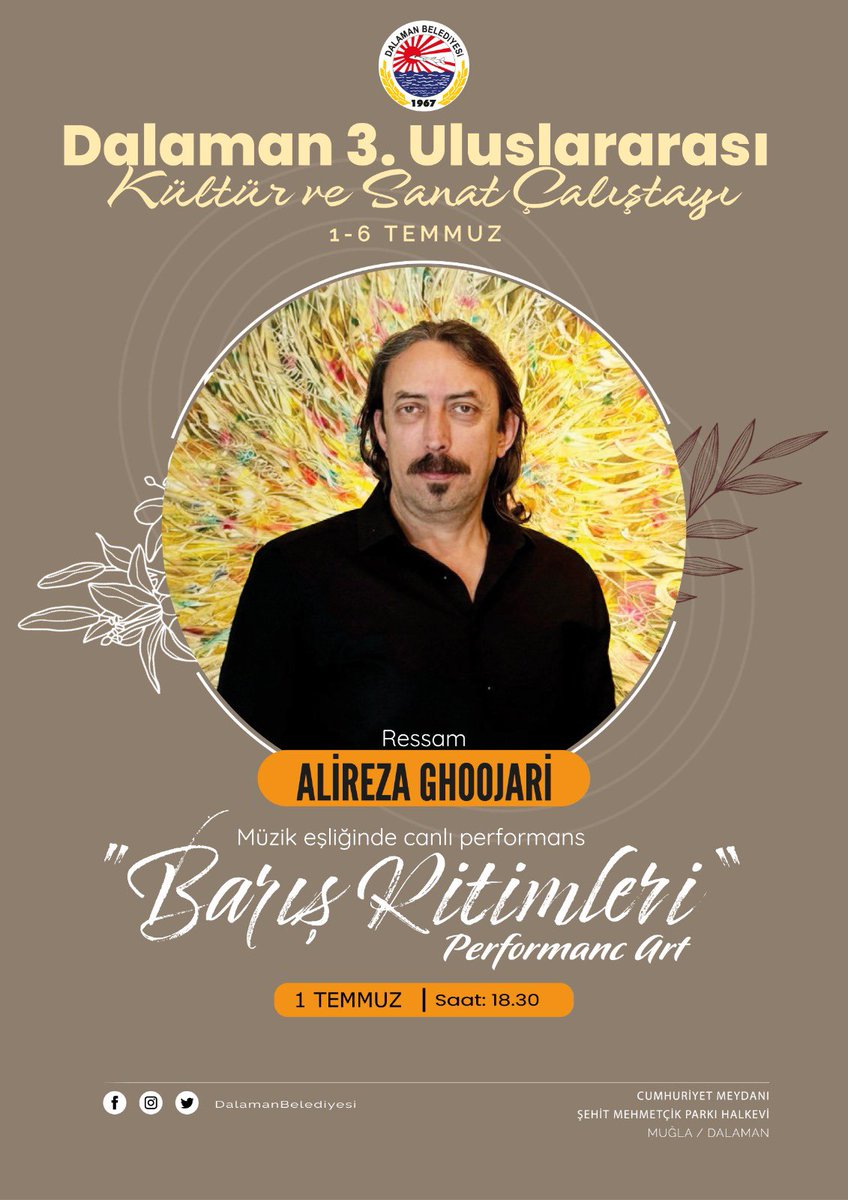 Dalaman'da Uluslararası Kültür ve Sanat Çalıştayı Başlıyor
