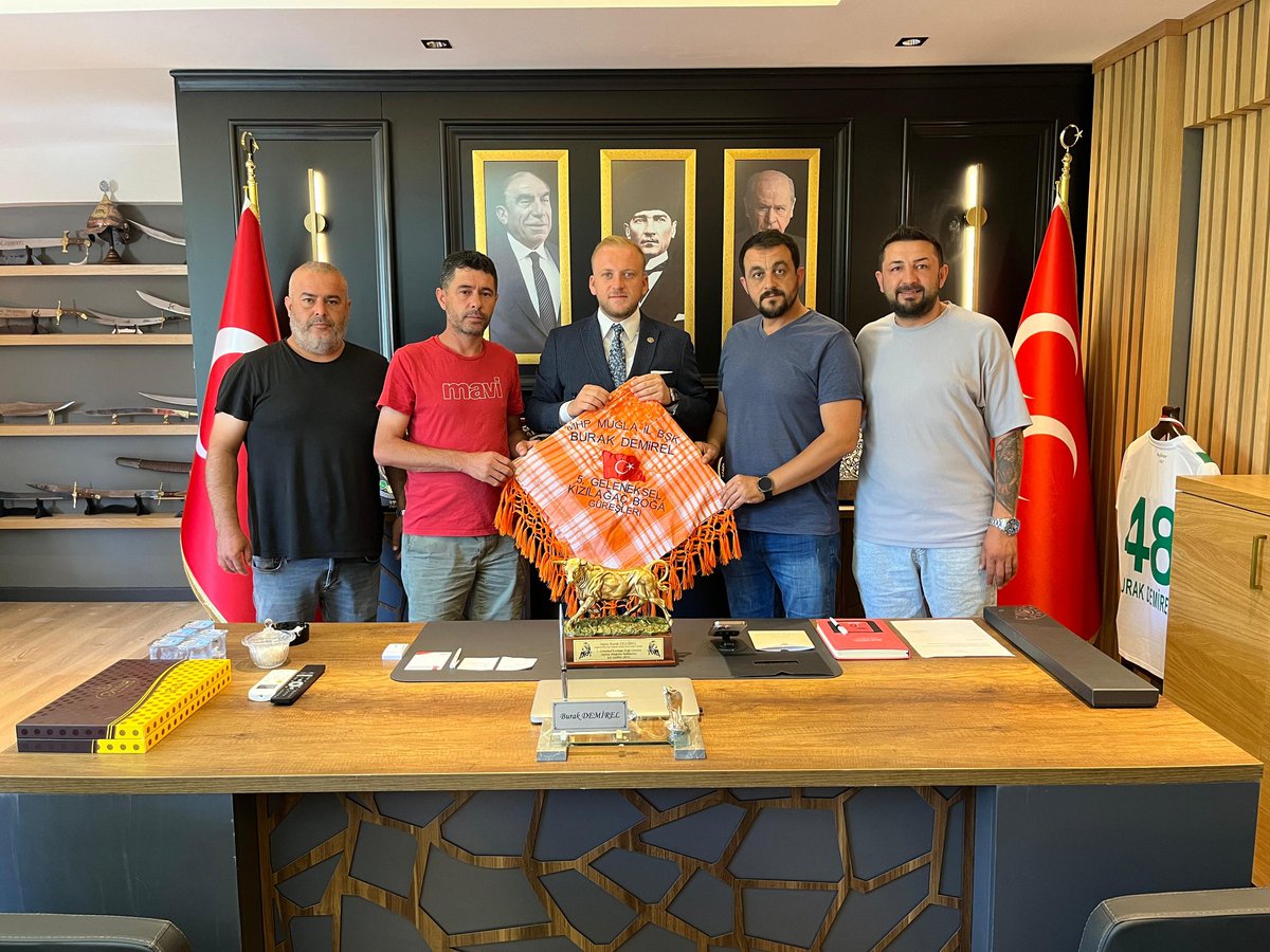 MHP Muğla İl Başkanı Demirel'e Güreş Komitesi Ziyareti