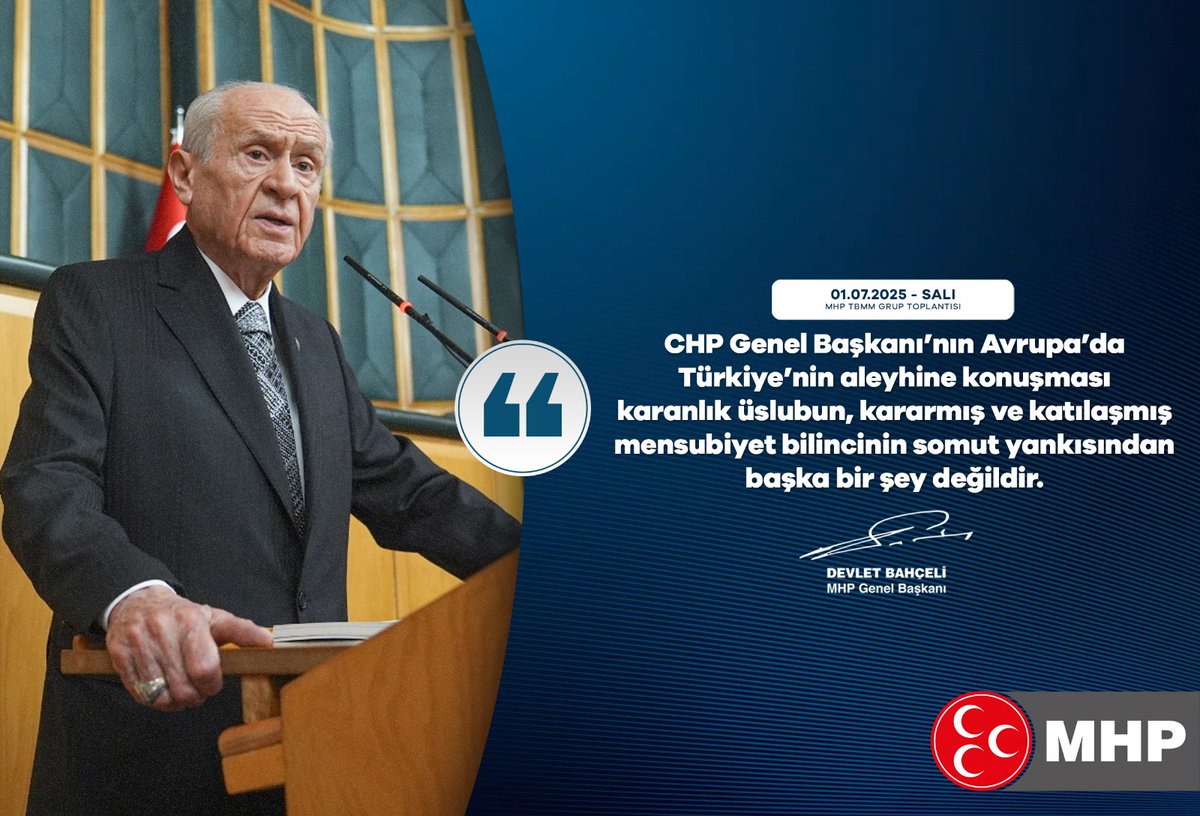 MHP'den CHP Lideri'ne Tepki: 