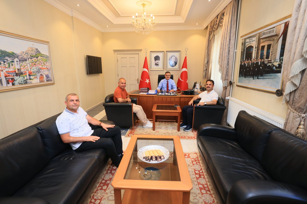 Muğla Valisi Akbıyık'ı Kocasinan Kaymakamı Ermiş Ziyaret Etti