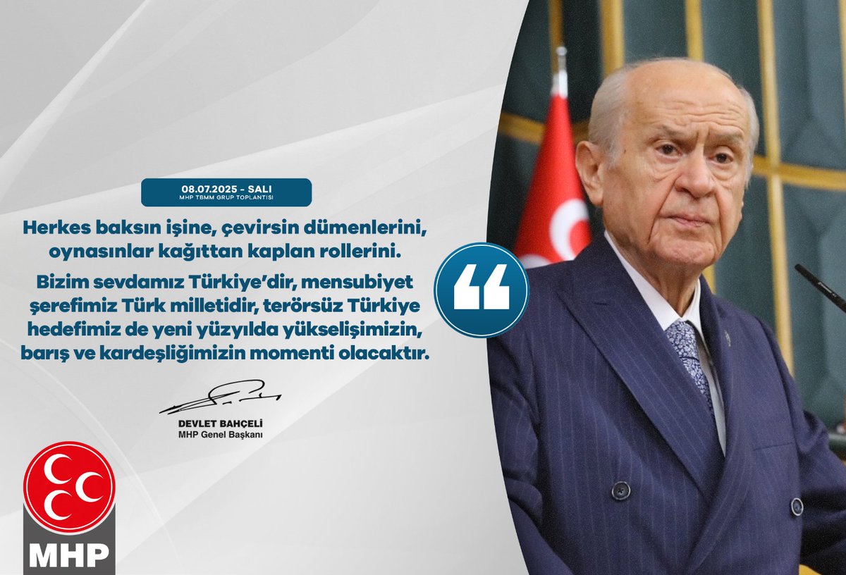 MHP Muğla İl Başkanlığı'ndan Türkiye Vurgusu