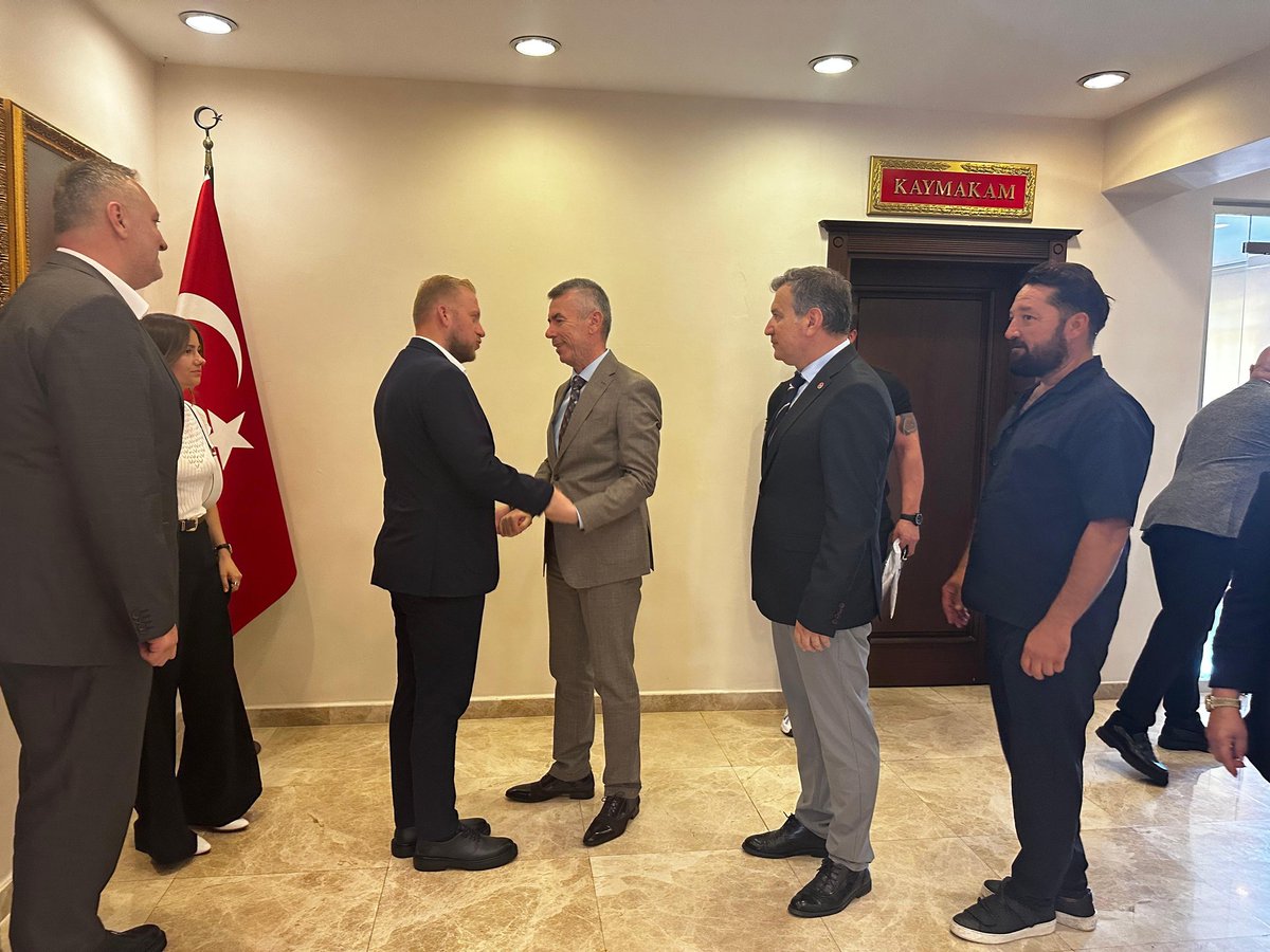 MHP Muğla İl Başkanlığı Bodrum Kaymakamlığı'nı Ziyaret Etti