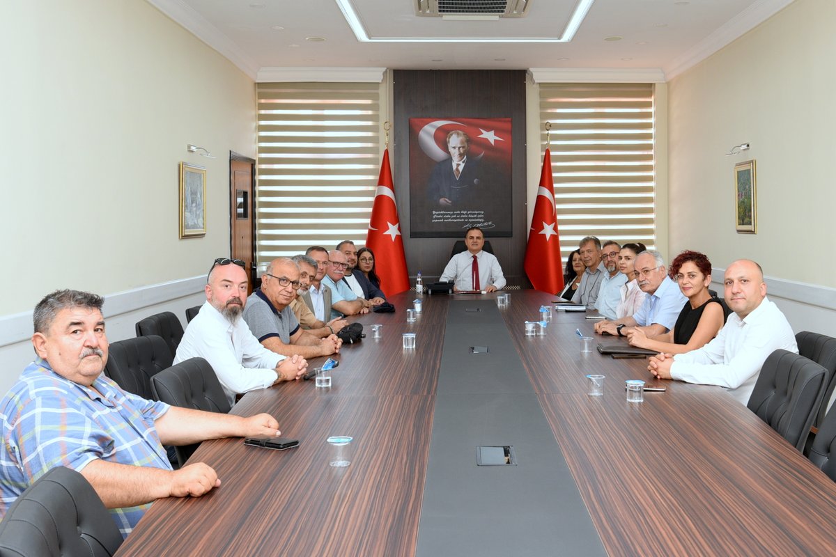 Muğla Kent Konseyi Heyeti Valimiz Akbıyık'ı Ziyaret Etti