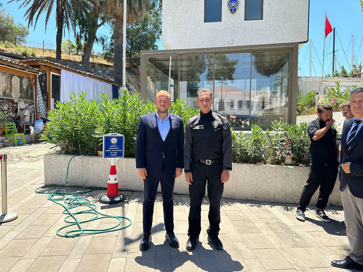 MHP Muğla İl Başkanlığı Bodrum İlçe Emniyet Müdürlüğü'nü Ziyaret Etti