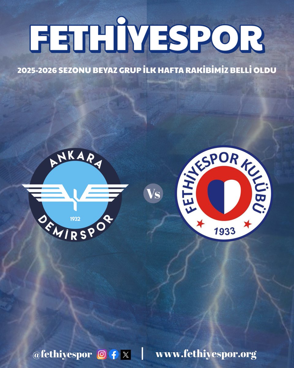 Fethiye Spor'un 2025-2026 Sezonu Fikstürü Çekildi: İlk Maç Ankara Demirspor ile