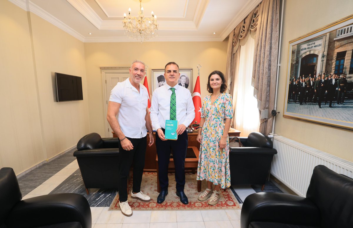 Muğla Valisi Akbıyık, Kişisel Gelişim Yazarı Fırat Çakır'ı Ağırladı