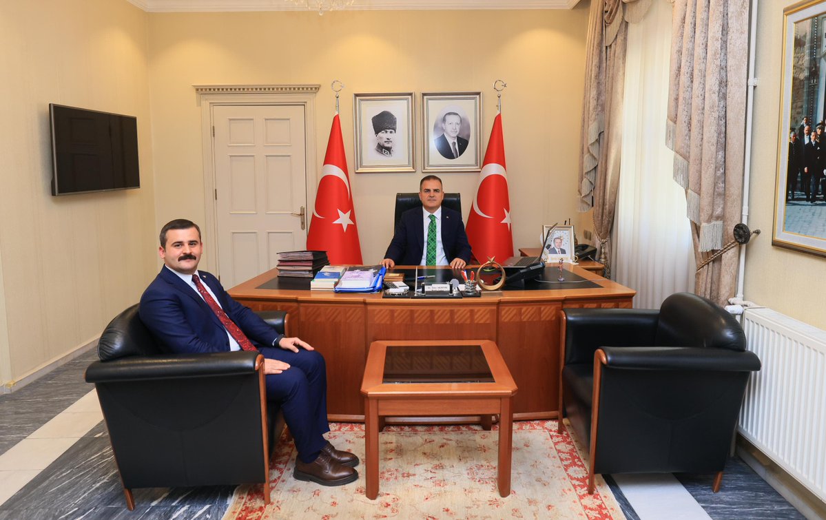 Muğla Valisi Dr. İdris Akbıyık, Köyceğiz Kaymakamı Mert Kumcu'yu Kabul Etti