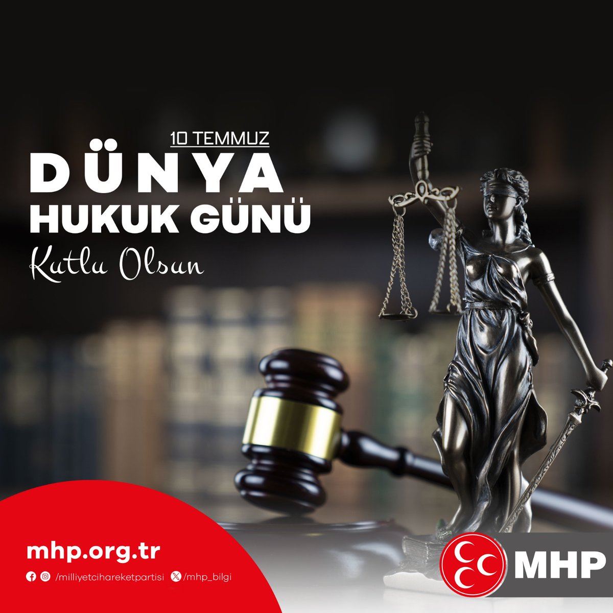 MHP Muğla İl Başkanlığı'ndan Dünya Hukuk Günü Mesajı