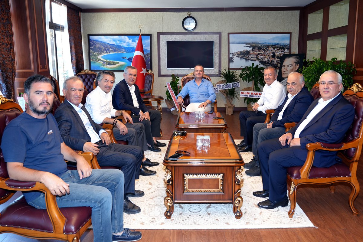 Fethiye Ticaret Odası Başkanı Akkaya'yı Ziyaret Etti