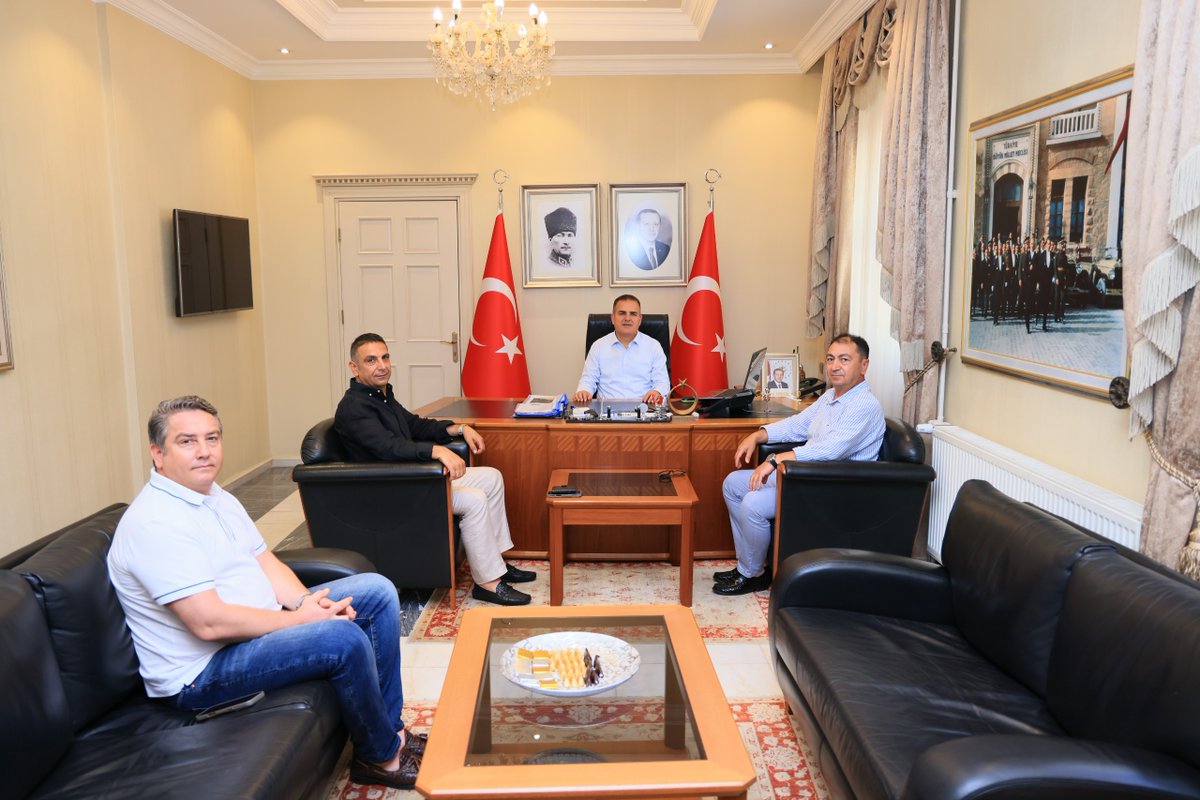 Muğla Valisi Akbıyık'a Kadim Dostlar İcra Kurulu Üyelerinden Ziyaret