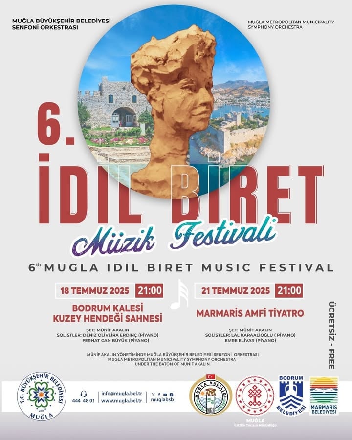 Muğla'da 6. İdil Biret Müzik Festivali Başlıyor